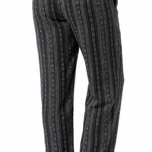 Briggs New York Black and White Striped Pants